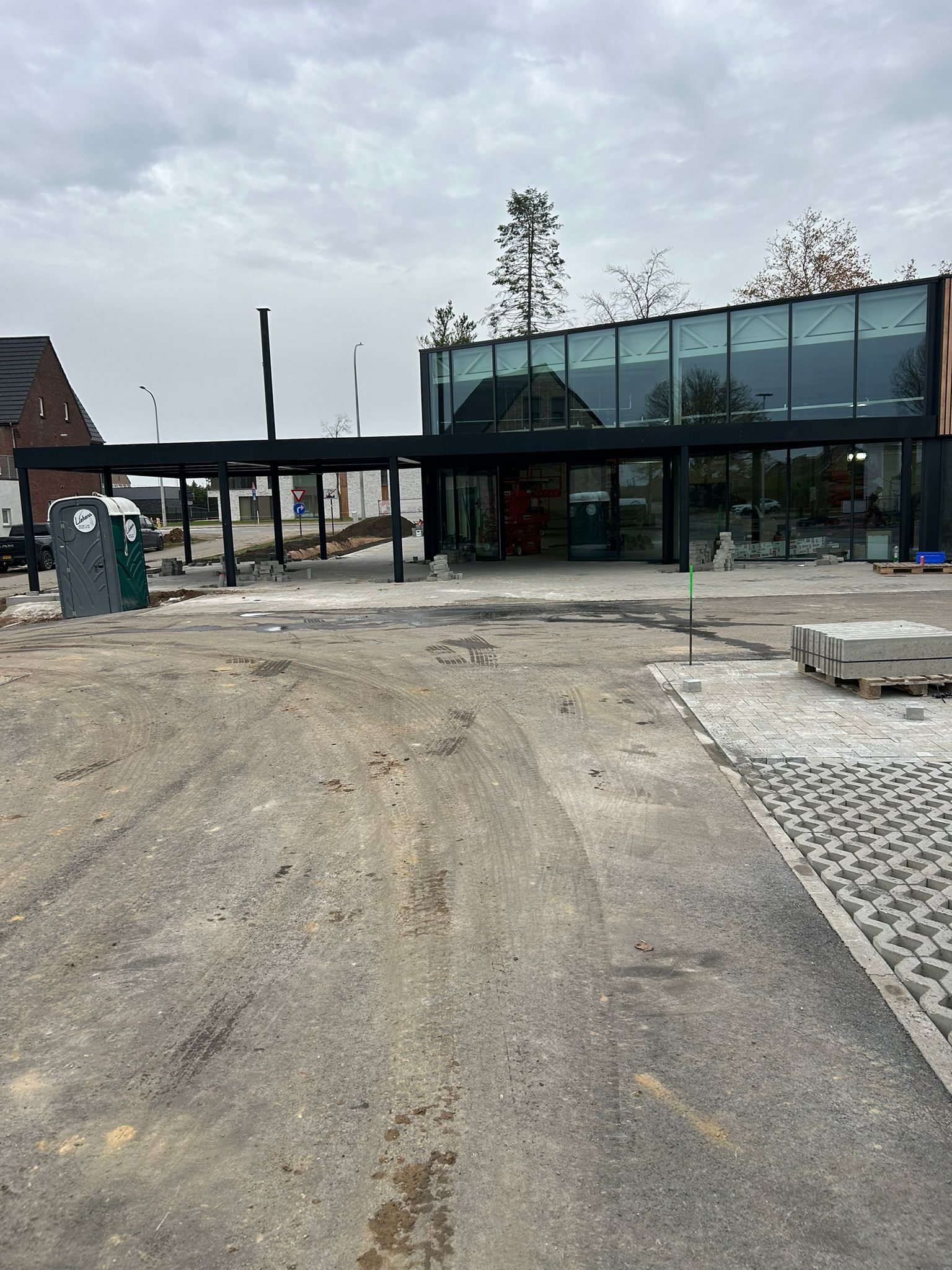 Stalen luifel laadzone  -  foto 1